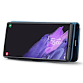 Miniatyrbild 3 av 9: DG.MING 2-in-1 Magnet Wallet Samsung Galaxy S25 Ultra Blue