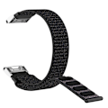 Miniatyrbillede 2 af 6: Nylonarmbånd Garmin Fenix 7X Sort