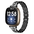 Pikkukuva 2 / 3: Kaksirivinen rannekoru Fitbit Versa 3/Sense Musta