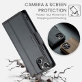 Miniatyrbillede 9 af 10: CaseMe Slim Pungetui RFID-beskyttelse iPhone 15 Plus Sort