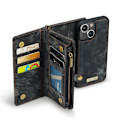 Pikkukuva 5 / 7: CaseMe Multi-Slot 2 i 1 Plånboksfodral iPhone 13 Harmaa