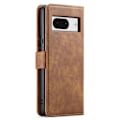 Miniatyrbild 9 av 9: DG.MING 2-in-1 Magnet Wallet Google Pixel 8 Cognac