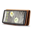 Miniatyrbillede 3 af 8: DG.MING 2-i-1 Magnet Pung Google Pixel 8a Cognac