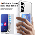 Miniatyrbillede 9 af 9: Skal med Kortlomme Kickstand Samsung Galaxy S25 Plus Transparent