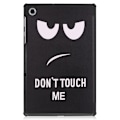 Miniatyrbild 9 av 9: Fodral Tri-fold Lenovo Tab M10 Plus 10.3 Don't Touch Me