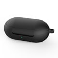 Miniatyrbillede 1 af 2: Silikonecover med karabinhage til Galaxy Buds/Buds Plus - Sort