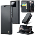 Miniatyrbillede 1 af 8: CaseMe Slim Pungetui RFID-beskyttelse Xiaomi 14 Sort