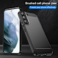 Miniatyrbillede 2 af 7: Carbon Shockproof TPU Cover Samsung Galaxy S23 Plus Sort