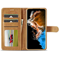 Miniatyrbillede 2 af 10: LC.IMEEKE Pungetui Samsung Galaxy S24 Cognac
