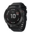 Miniatyrbillede 1 af 5: Silikone Rem Garmin Fenix 6X/6X Pro/7X Sort