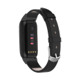 Miniatyrbillede 2 af 3: Ægte Læderrem Fitbit Luxe Sort