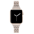 Miniatyrbillede 2 af 3: Slank Bling Armbånd Apple Watch Series 10 46mm Champagne Guld