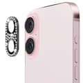 Hat Prince Glitter Kameraskydd iPhone 16 Svart