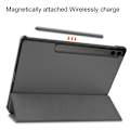 Pikkukuva 5 / 9: Samsung Galaxy Tab S9 FE Plus -kotelo Tri-fold Harmaa