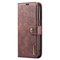 Miniatyrbild 8 av 9: DG.MING 2-in-1 Magnet Wallet Samsung Galaxy A55 Red