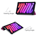 Miniatyrbild 4 av 9: iPad Mini 7th Gen (2024) Fodral Tri-fold Lila