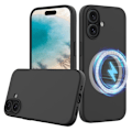 Miniatyrbillede 1 af 7: MagSafe silikonecover iPhone 16 sort