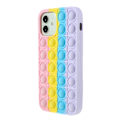 Miniatyrbild 3 av 7: iPhone 12/12 Pro Skal Silikon Pop It Fidget Rosa
