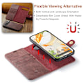 Miniatyrbild 6 av 10: DG.MING 2-in-1 Magnet Wallet Google Pixel 9 Red