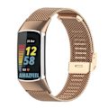 Pikkukuva 1 / 4: Milanese Mesh -rannekoru Fitbit Charge 6 -ruusukulta