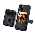Miniatyrbillede 2 af 5: Multi-Slot Skal RFID-beskyttelse iPhone 15 Sort
