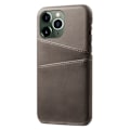 Miniatyrbillede 2 af 5: Læderskal med kortholder iPhone 14 Pro Grå