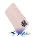 Miniatyrbild 2 av 6: Dux Ducis Skin X Fodral Läder iPhone 12 Pro Max Rosa