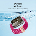 Pikkukuva 8 / 10: Dux Ducis elastisk nylonvävd rem Apple Watch 42/44/45 mm Rosa