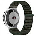 Miniatyrbillede 2 af 4: Nylonrem Google Pixel Watch 2 Mørkegrøn