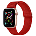 Pikkukuva 1 / 5: Elastinen Nylon-ranneke Apple Watch Series 10 46mm Punainen