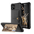 Miniatyrbillede 1 af 7: Multi-Slot Cover iPhone 12 Pro Max Sort