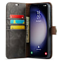 Miniatyrbild 2 av 9: DG.MING 2-in-1 Magnet Wallet Samsung Galaxy A15 Brown