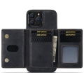 Miniatyrbillede 2 af 10: DG.MING 2 i 1 Magnetisk Kortlomme Etui iPhone 15 Pro Sort