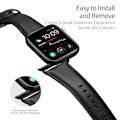 Miniatyrbillede 6 af 7: Dux Ducis Læderarmbånd Apple Watch Series 10 42mm Sort