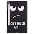 Pikkukuva 8 / 8: Samsung Galaxy Tab S9 FE -kotelo Tri-fold Don't Touch Me