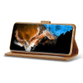 Miniatyrbillede 3 af 10: LC.IMEEKE Pungetui Samsung Galaxy S23 Cognac