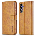 Miniatyrbillede 1 af 7: LC.IMEEKE Pungetui Samsung Galaxy A16 Cognac