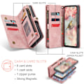 Miniatyrbillede 8 af 9: CaseMe Multi-Slot 2 i 1 Pungetui Samsung Galaxy A55 Rosa