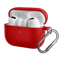Pikkukuva 1 / 5: Silikonikuori karabiinihakalla Apple AirPods Pro 2 - Punainen
