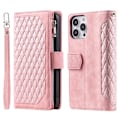 Miniatyrbillede 1 af 5: iPhone 16 Pro Max Pungetui Polstret Rosa