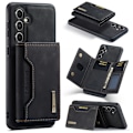 Miniatyrbillede 1 af 10: DG.MING 2 i 1 Magnetisk Kortlomme Etui Samsung Galaxy S25 Sort