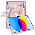 Miniatyrbillede 1 af 10: Skal iPad 10.9 10. generation (2022) Enhjørning Med Stativ Rosa