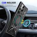 Miniatyrbillede 2 af 8: Hybrid Cover Samsung Galaxy S24 Ultra MagSafe Ring Sort