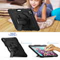 Miniatyrbillede 6 af 7: iPad Pro 12.9 3. generation (2018) Stødsikkert Hybridcover Sort