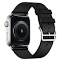 Pikkukuva 3 / 4: Aito nahkaranneke Apple Watch 42/44/45/49 mm Musta