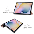 Pikkukuva 3 / 9: Samsung Galaxy Tab S7/S8 Kotelo Tri-fold Ruusukulta