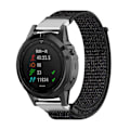 Miniatyrbillede 1 af 6: Nylonrem Garmin Fenix 5/5 Plus/6/6 Pro Sort