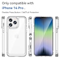 Miniatyrbillede 2 af 7: Hybrid Edge Case iPhone 14 Pro Transparent