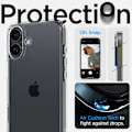 Miniatyrbillede 6 af 8: Spigen iPhone 16 Cover Ultra Hybrid Crystal Clear