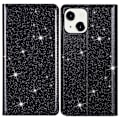 Miniatyrbillede 1 af 5: Glitter Pung Etui iPhone 14 Sort